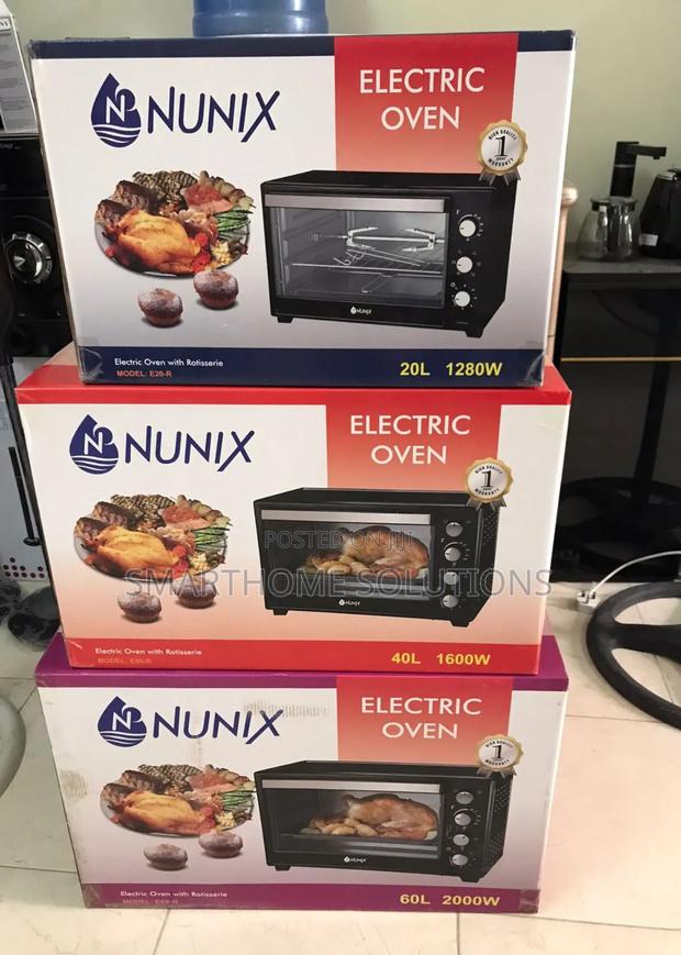 Nunix Electric Oven With Rotisserie 1600watts