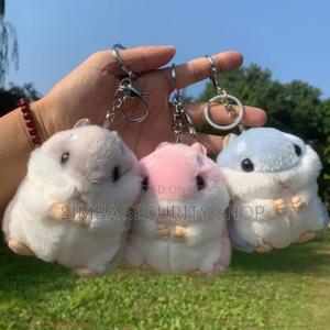 Plush Hamster 3d Keychain Keyholder Doll Bag Pendant Cute Gift Women - thumbnail 2