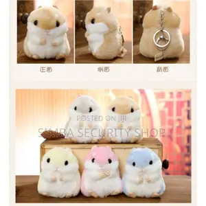 Plush Hamster 3d Keychain Keyholder Doll Bag Pendant Cute Gift Women