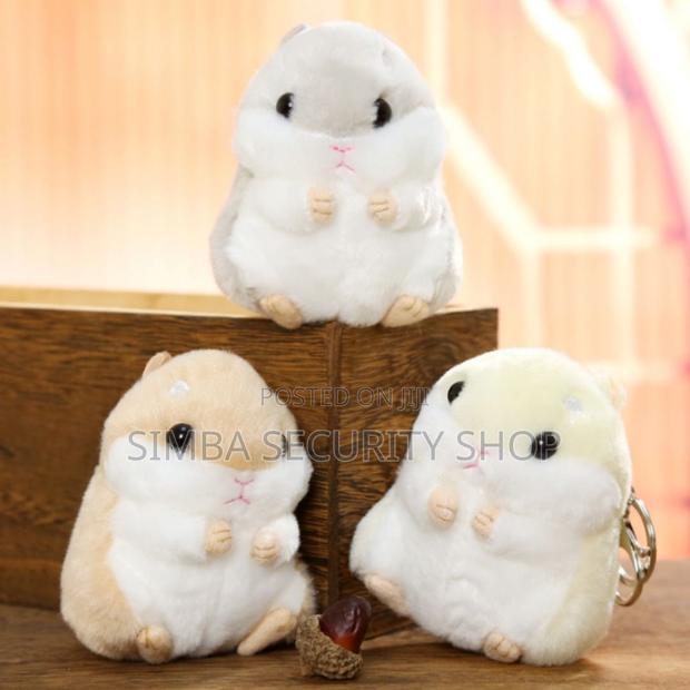 Plush Hamster 3d Keychain Keyholder Doll Bag Pendant Cute Gift Women - thumbnail 6
