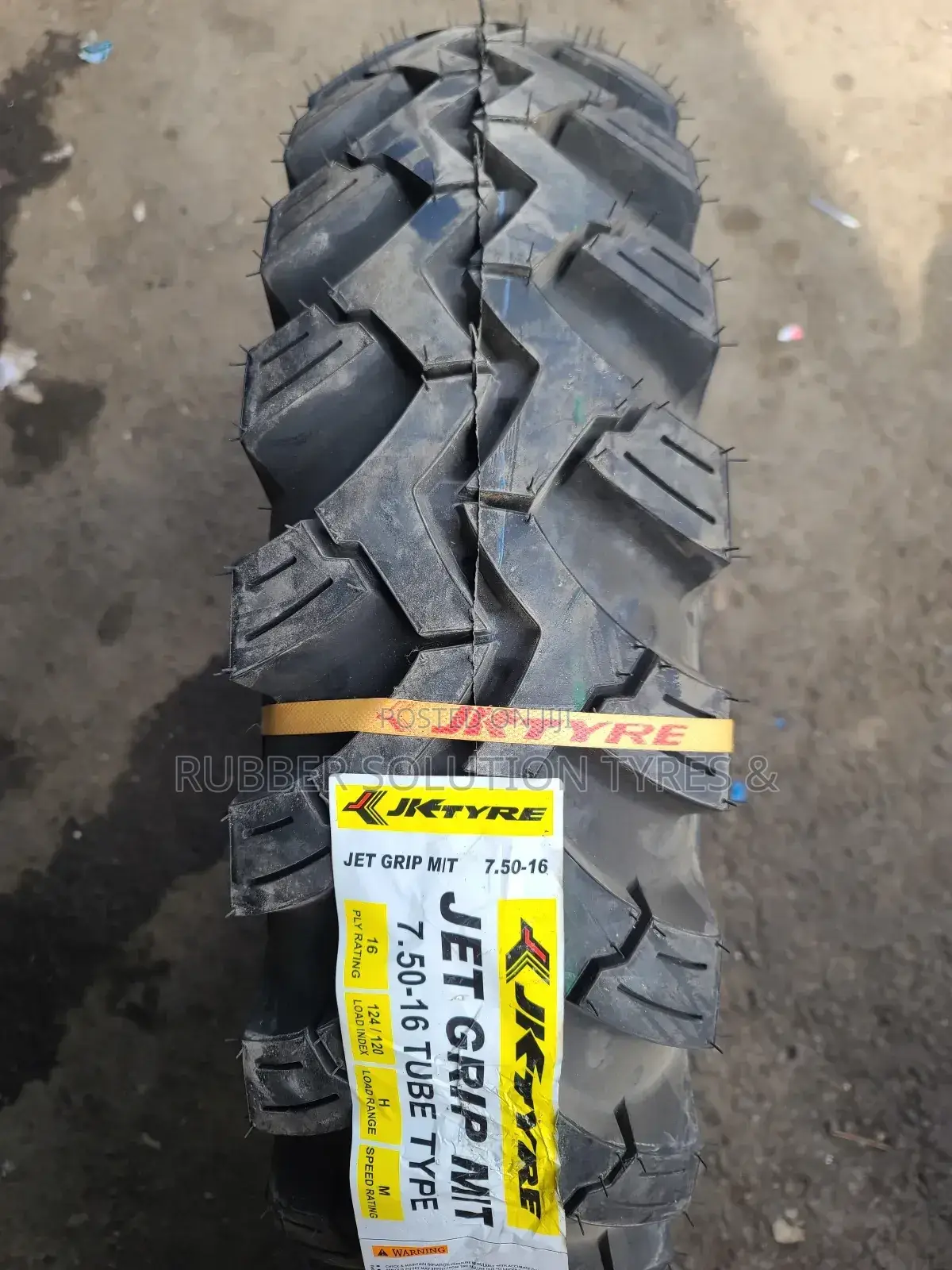 7.50r16 Jk-tires Jet M/T [India Technology]