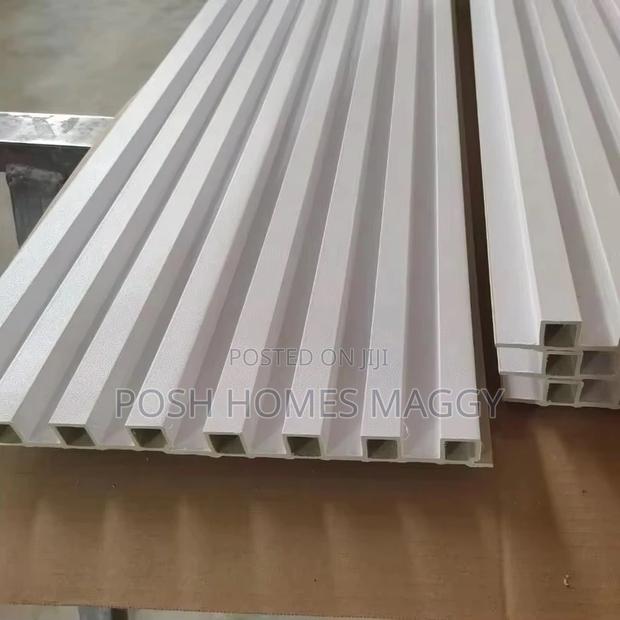 White Wapable Non Easy to Maintain WPC Wallpanels - main view