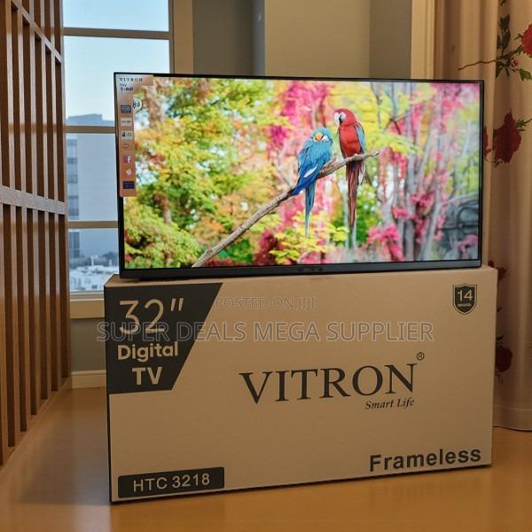 Vitron 32 Inch Digital Led Tv Frameless Design With Inbuilt Decoder - thumbnail 2
