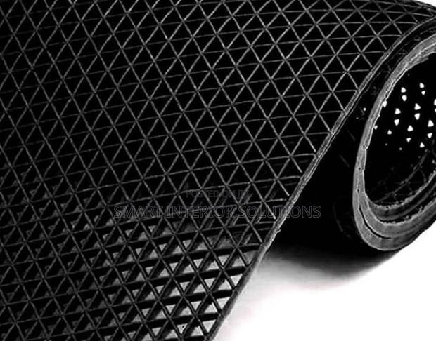 Black Perforated PVC Mat