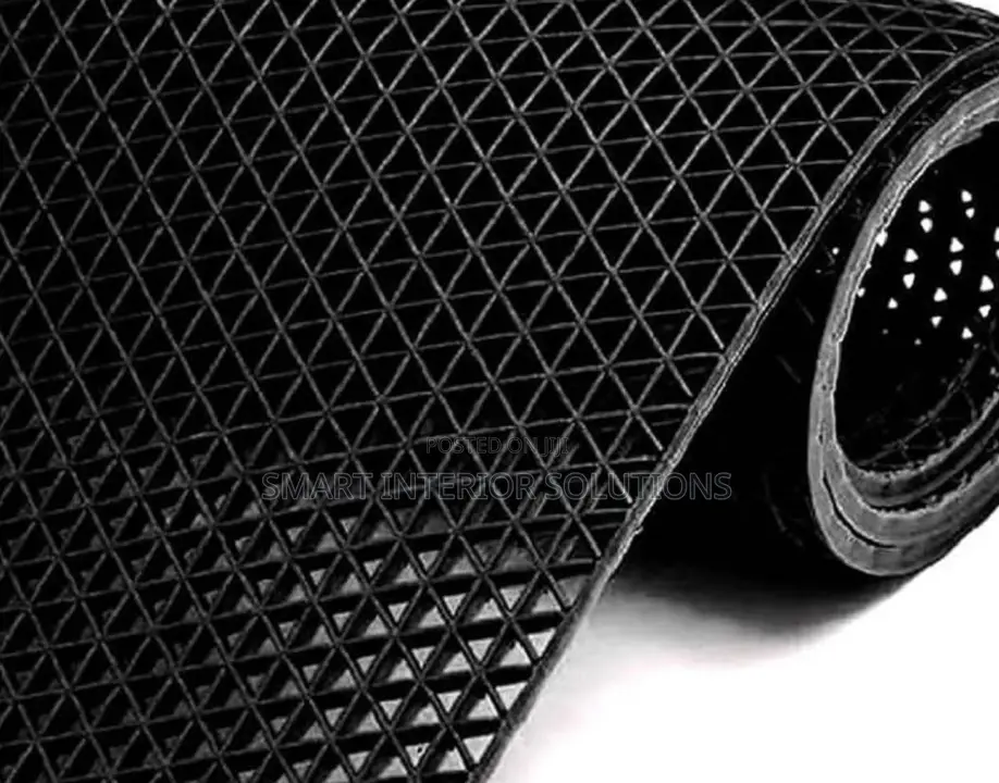 Black Perforated PVC Mat