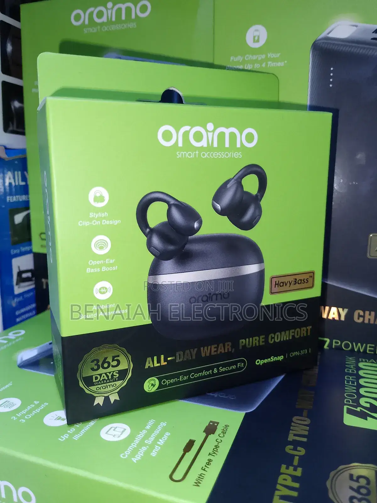 Oraimo Earbuds Opn-373 Ambient Sound Awareness