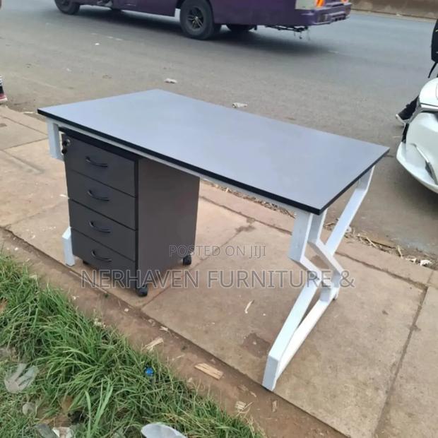 Compact Metal Desk – Ideal For Study Or Office - main view