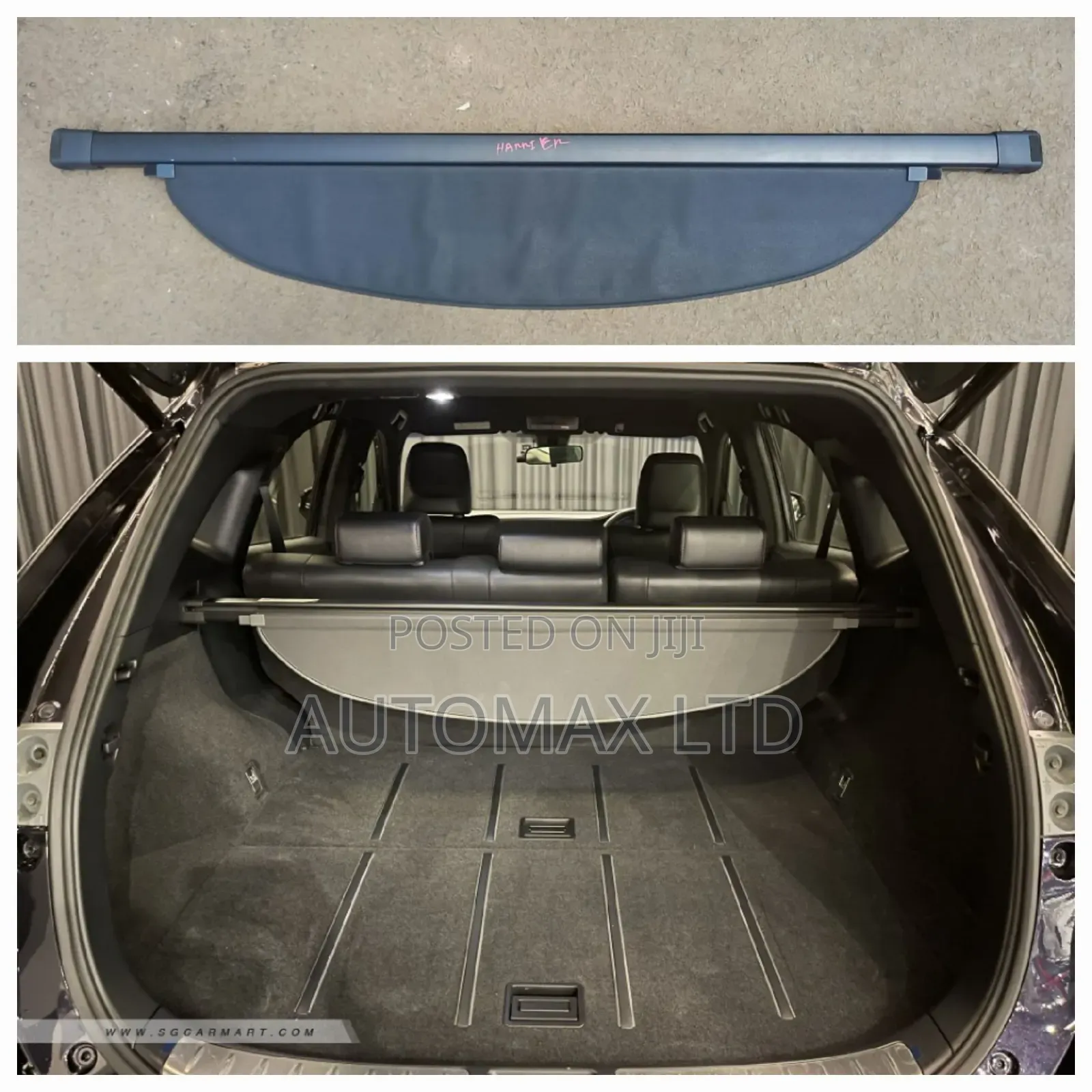 Original Boot Tonneau Cover for Zsu60, Toyota Harrier Yr2016+