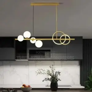 Generic Modern Gold Led Chandelier Light Hf4wz