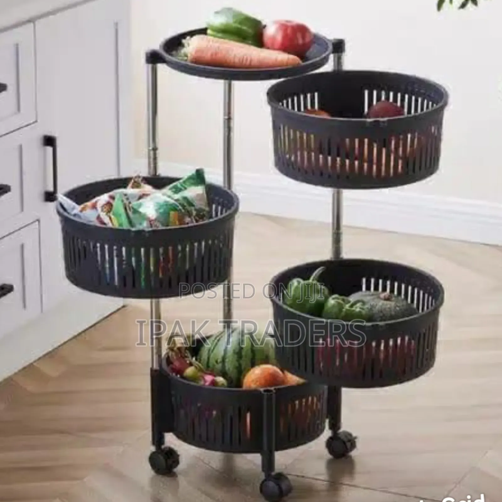4tier Fruit/Vegetable Corner Rack