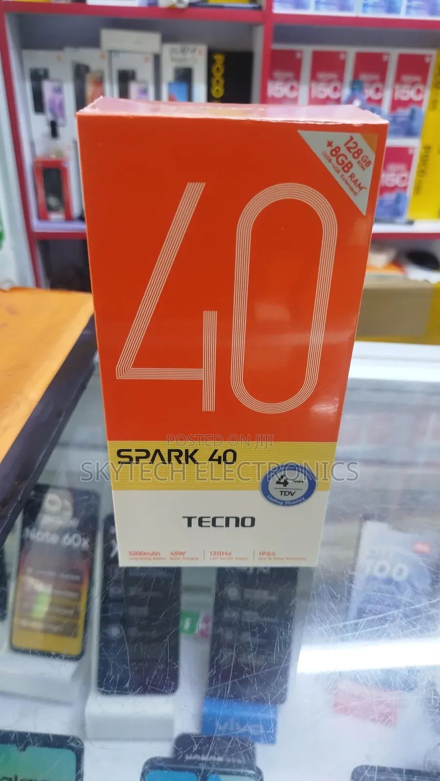 New Tecno Spark 40 128 GB Black