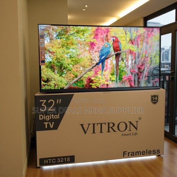 Vitron 32inch Digital Frameless Led Tv Inbuilt Decoder Crystal Display - thumbnail 2