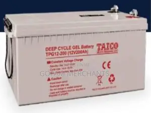 Taico Gel Battery Tpg2v/6v/12v Series