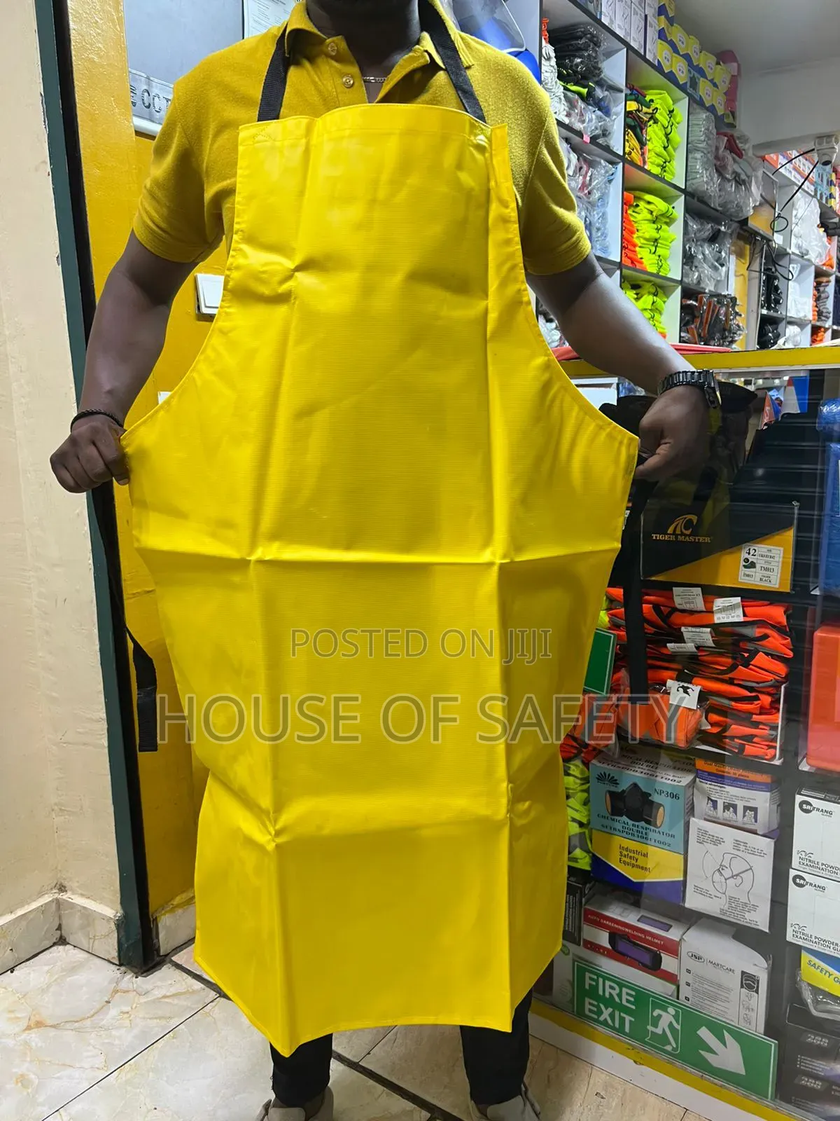 Yellow Dishes Washers Aprons