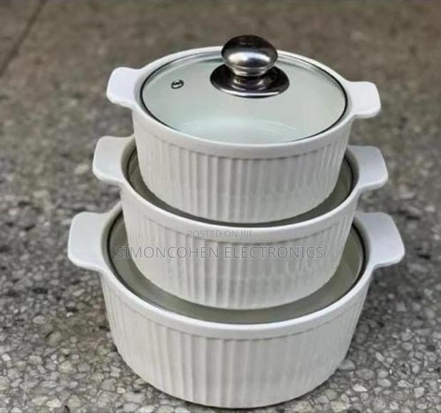 3 Pcs Ceramic Bowls