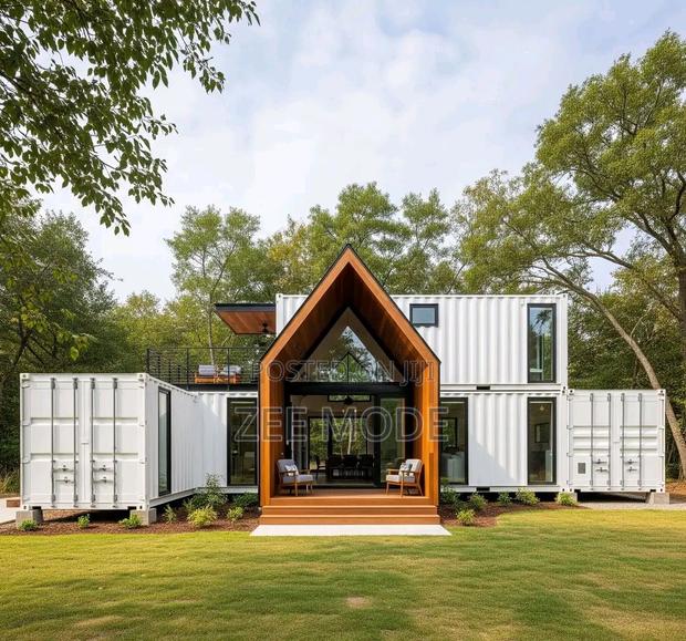 4×40ft Container 3-Bedroom House - main view