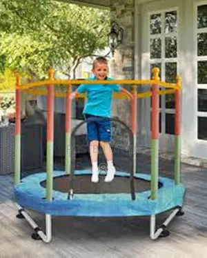 4ft Safety Net Trampoline for Kids – Ideal Gift for Boys Girls