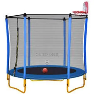 4ft Kids Trampoline With Safety Net – Strong, Safe Super Fun!