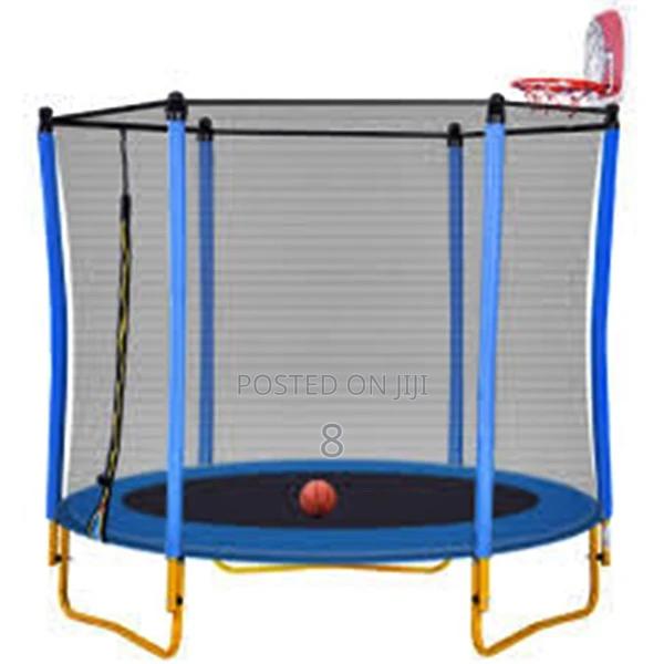4ft Kids Trampoline With Safety Net – Strong, Safe Super Fun!