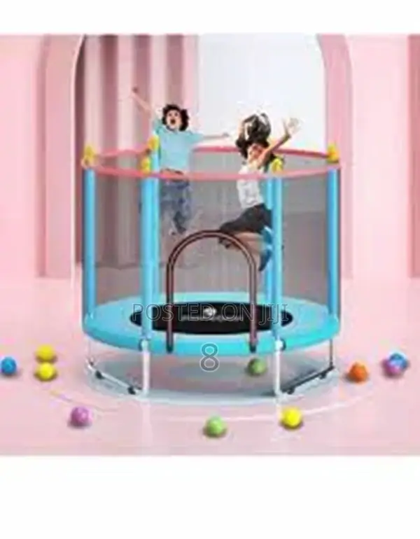 Ft Children’S Bouncing Trampoline – With Net Foam Padding