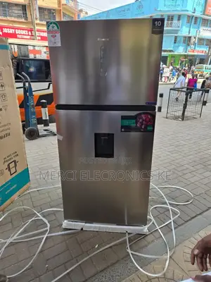 Hisense 510l Top Mount Double Door Fridge With Water Dispenser-Ref