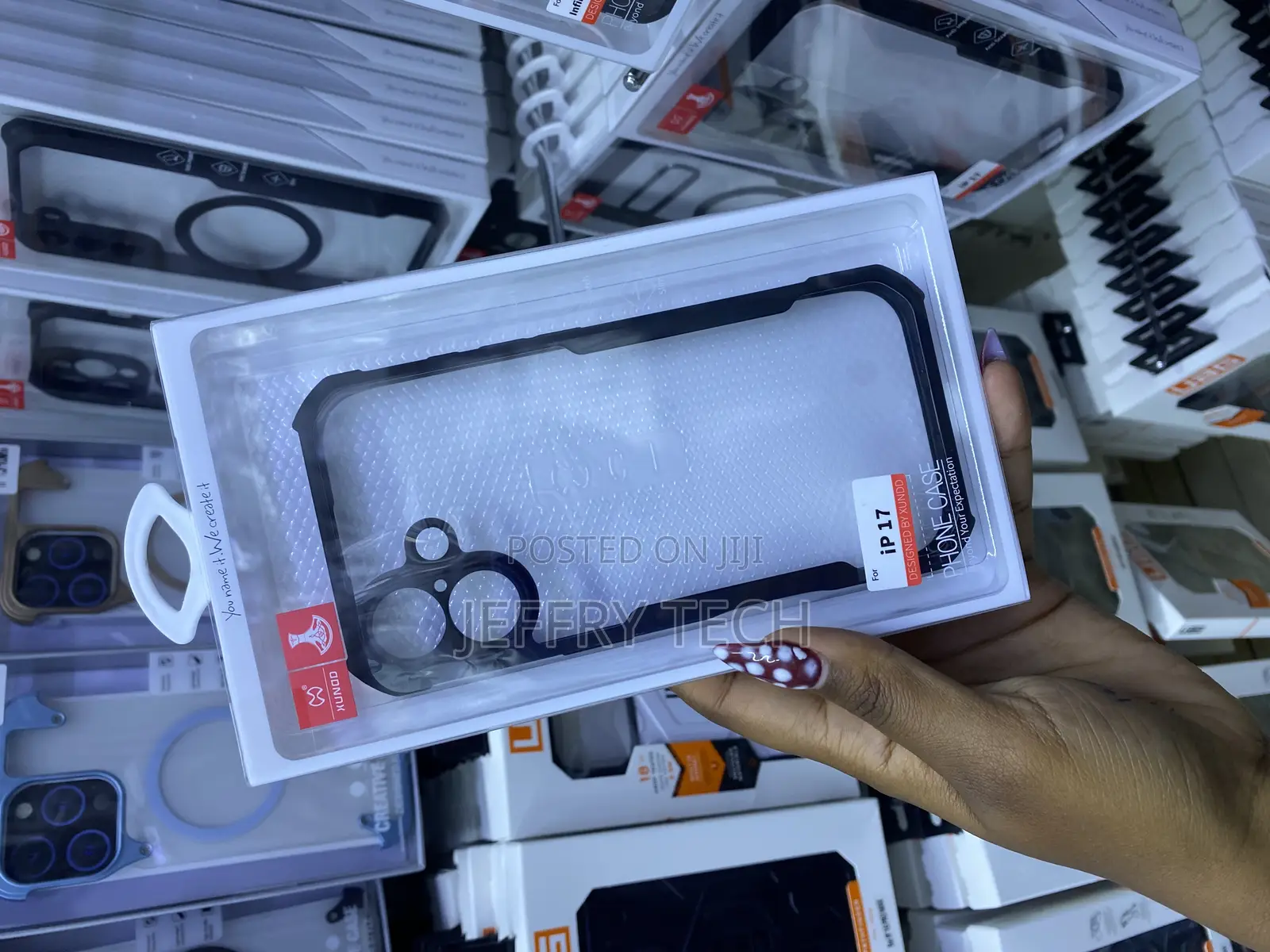 Tcvbas Xundd for iPhone 17 Case Dropproof Tpu + Acrylic Clear Cover