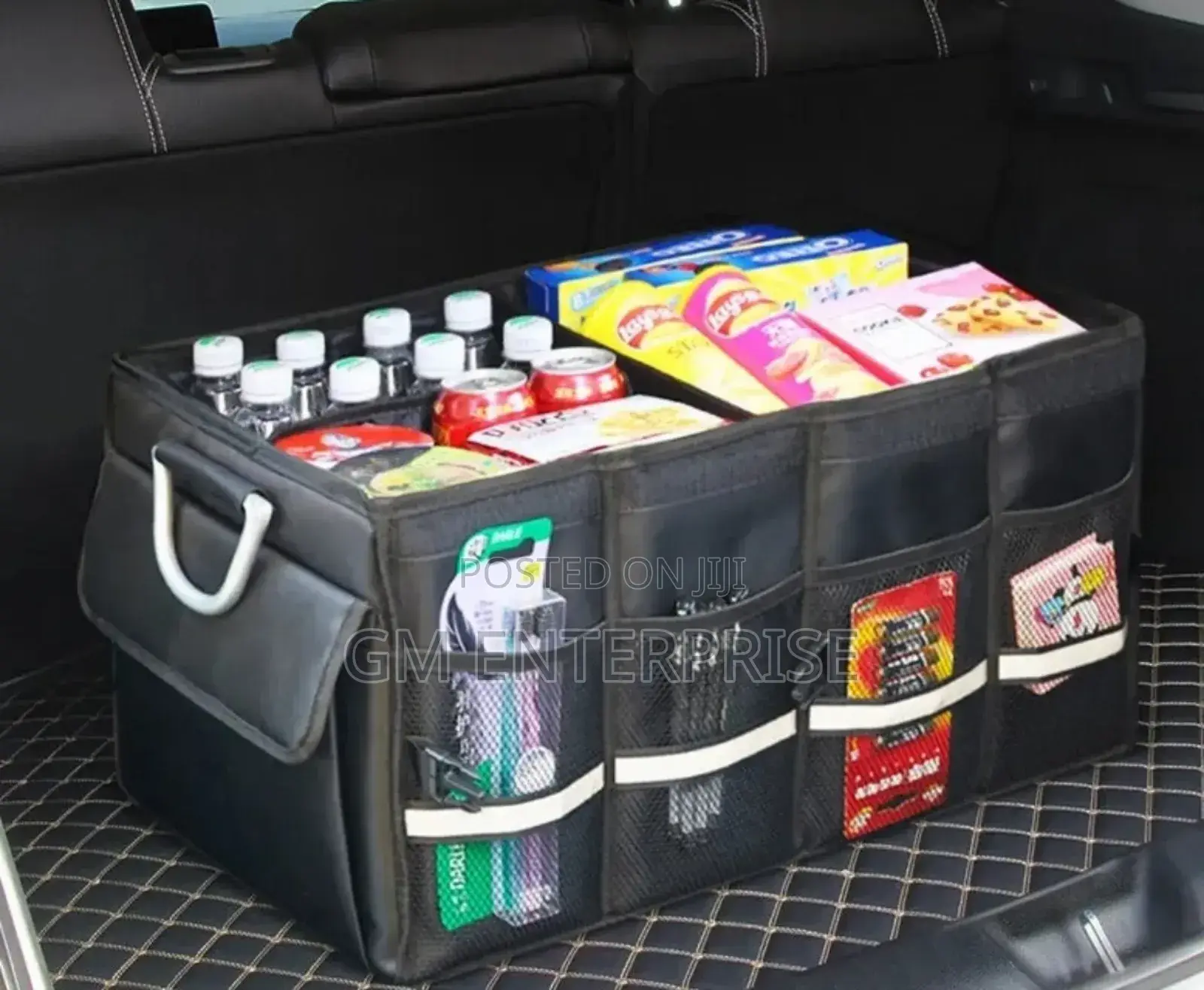 Car Boot Organizer With Compartments