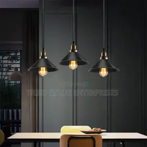 Vintage 3 Piece Retro Pendant Light Kb6r