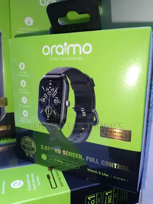 Oraimo Smart Watch 5 Lite Osw-804 Up to 7 Days Usage Time