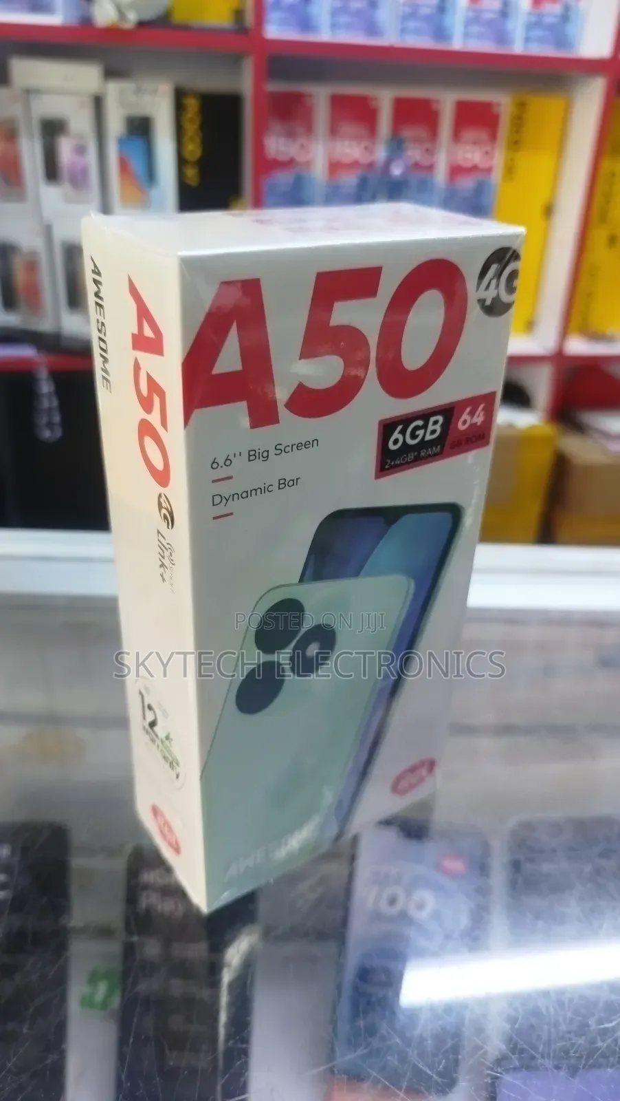 New Itel A50 128 GB Black