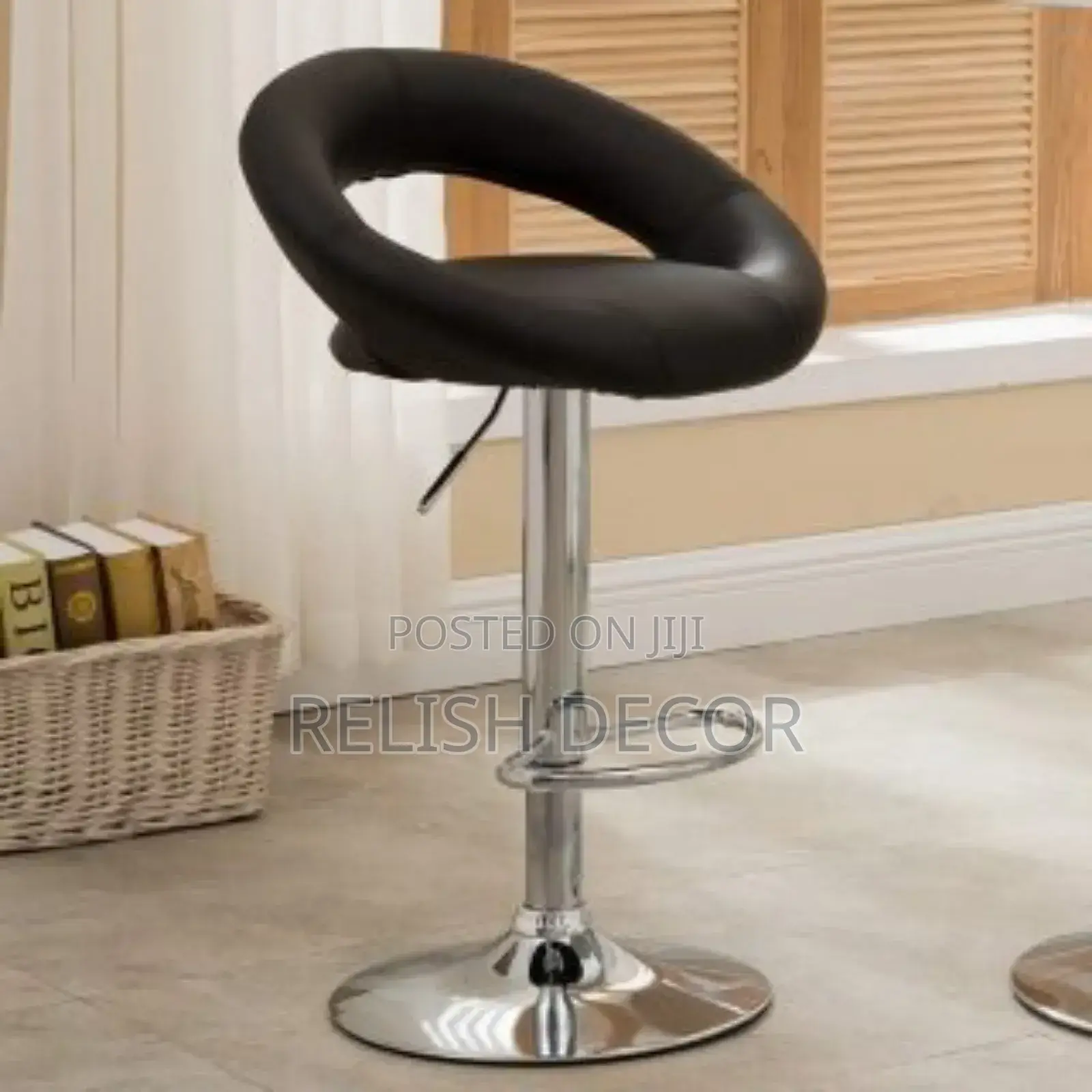 Height Adjustable Counter Bar Stool