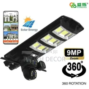 Solar-Powered Street Light With an Integrated CCTV Camera.