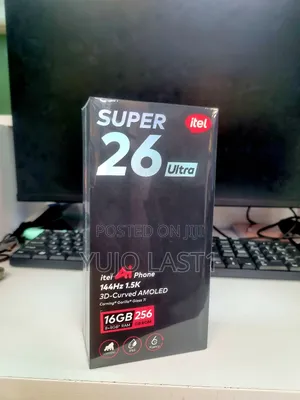 New Itel S26 Ultra 256 GB Black