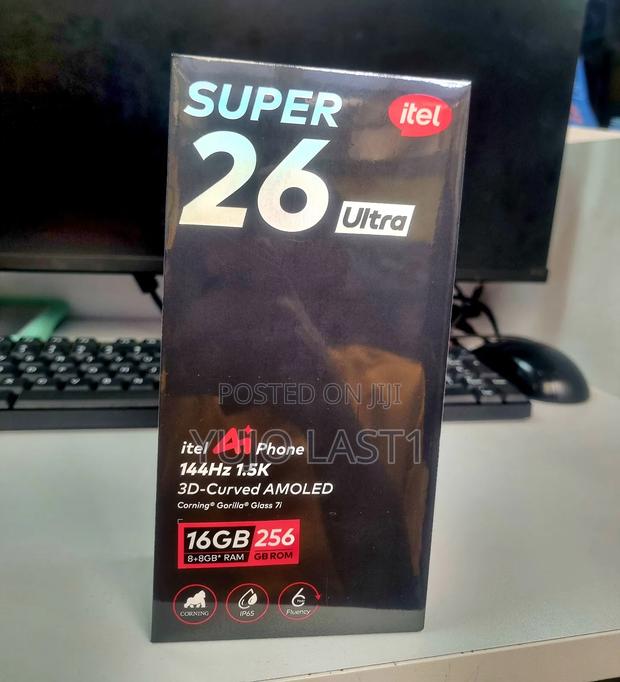 New Itel S26 Ultra 256 GB Black - thumbnail 3