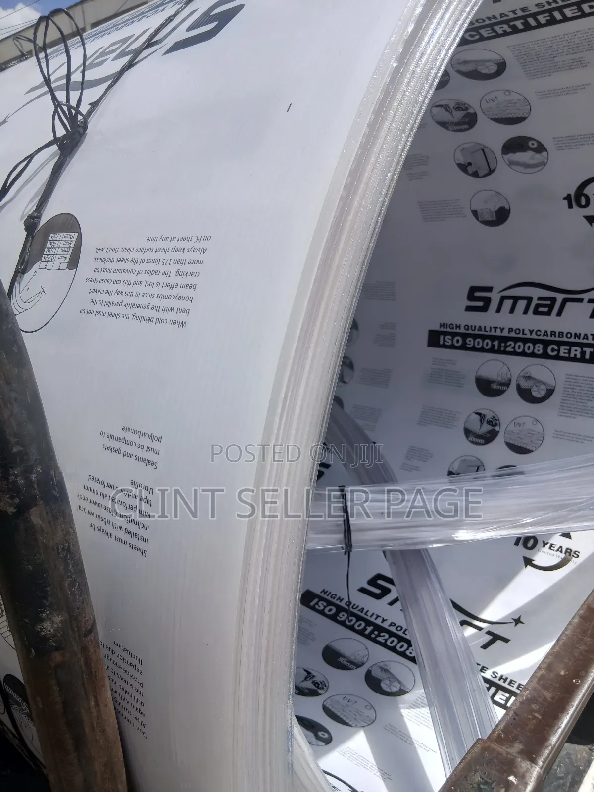Polycabonate Sheets (5.8m by 2.1m) Different Colours