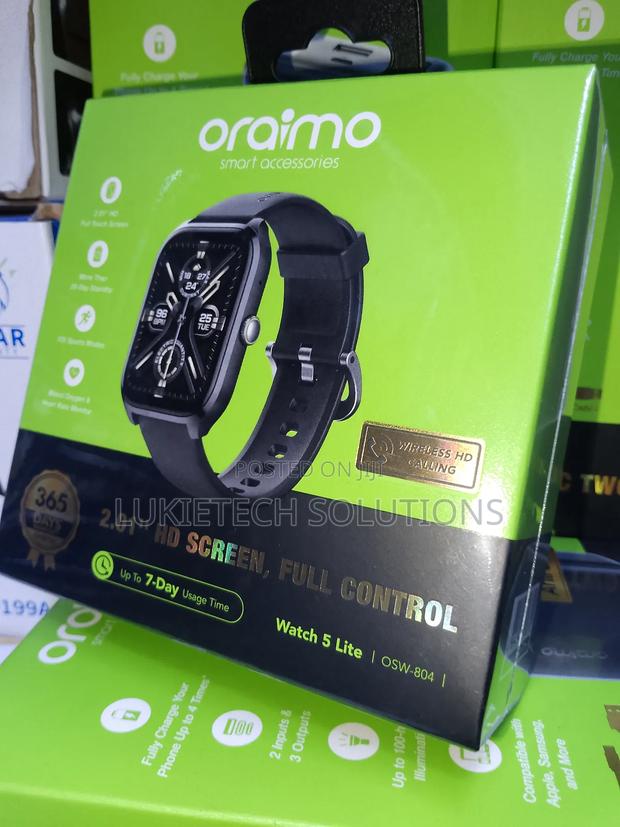Oraimo Smart Watch 5 Lite 28 Days Standby Time 7 Days Usage Time - thumbnail 3