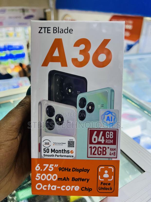 New ZTE Blade Blue - main view
