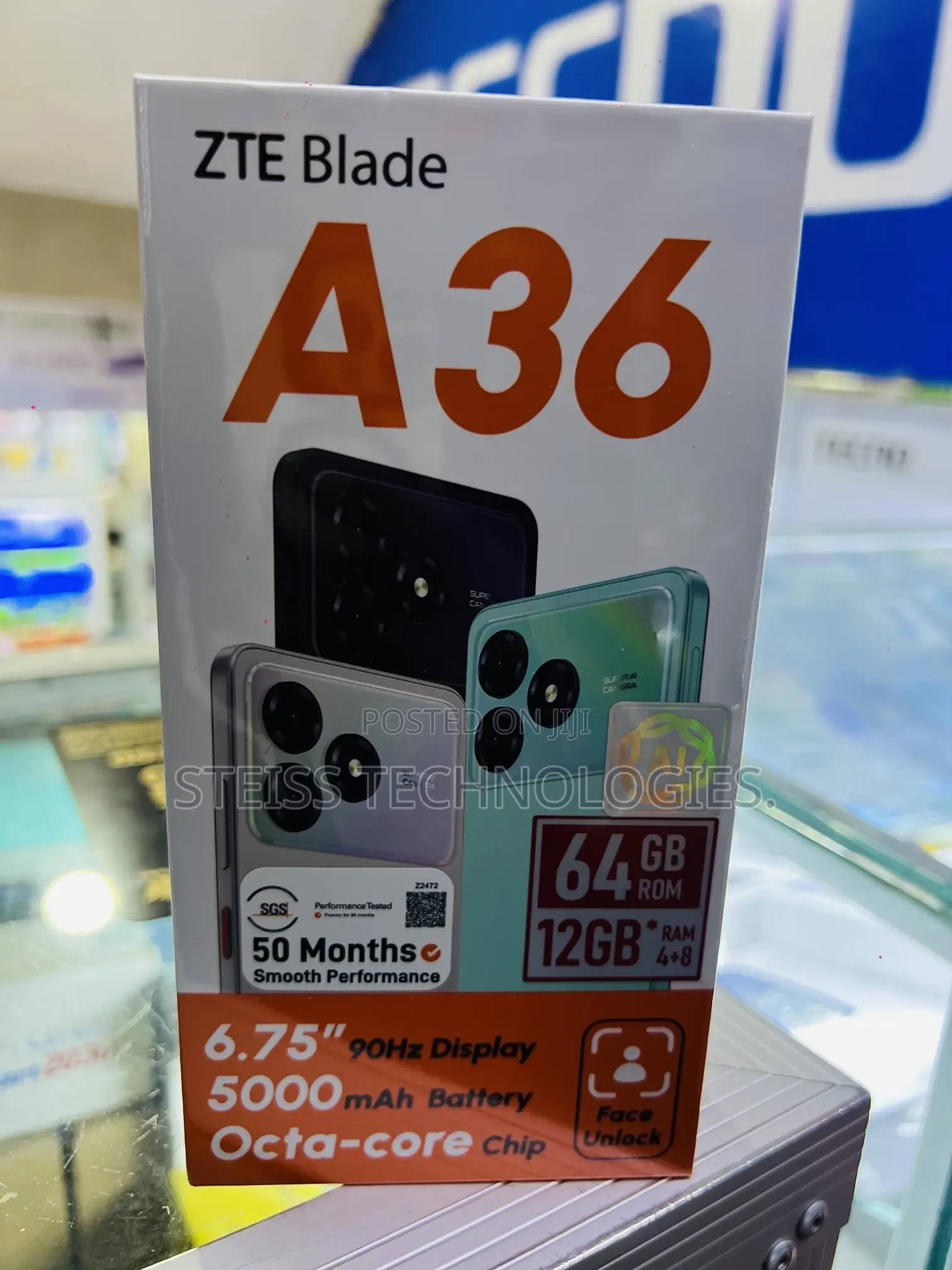 New ZTE Blade Blue