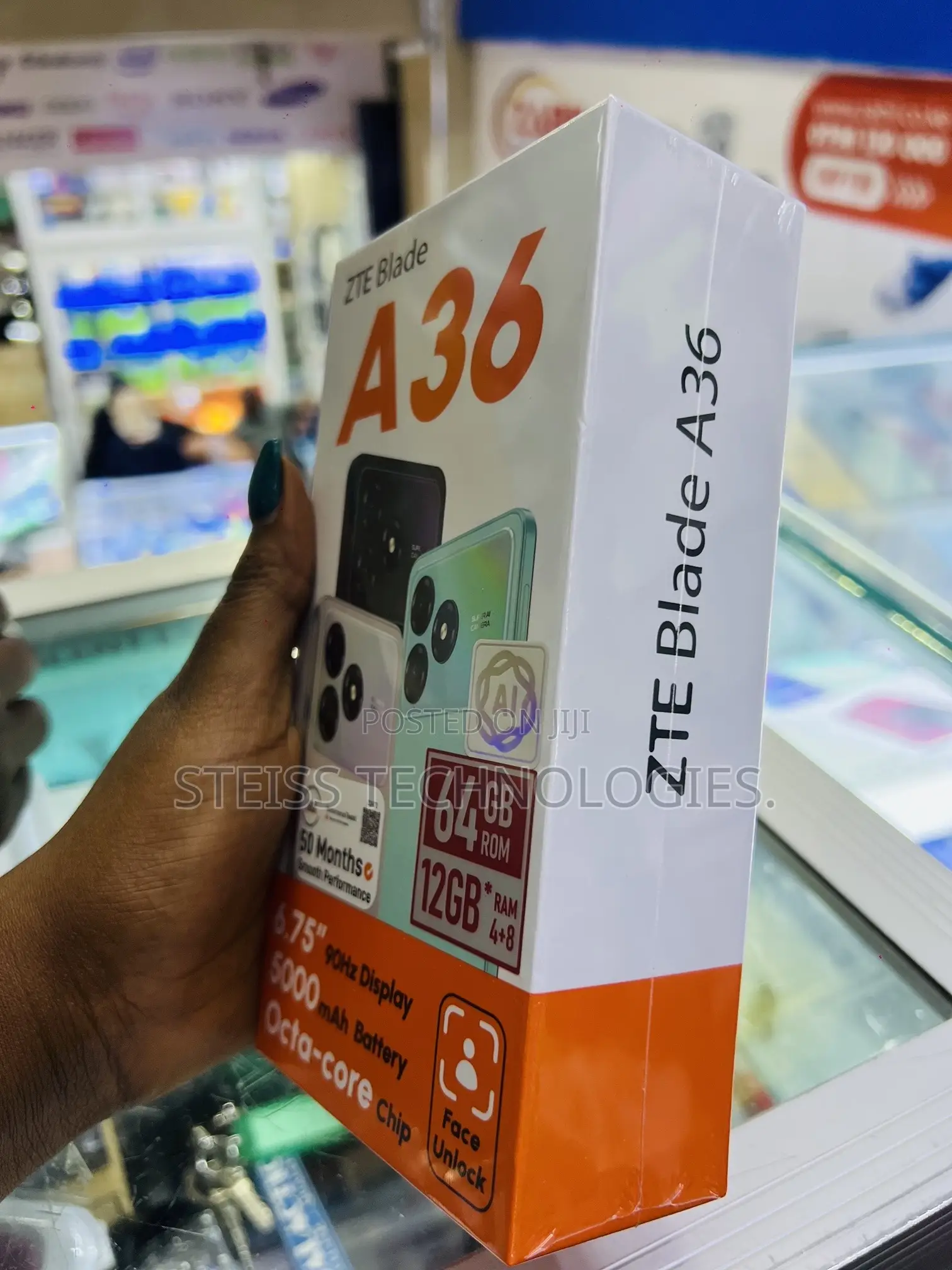New ZTE Blade Blue