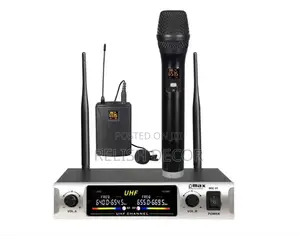 Pmax Model 31 Dual Wireless Uhf Microphone Set
