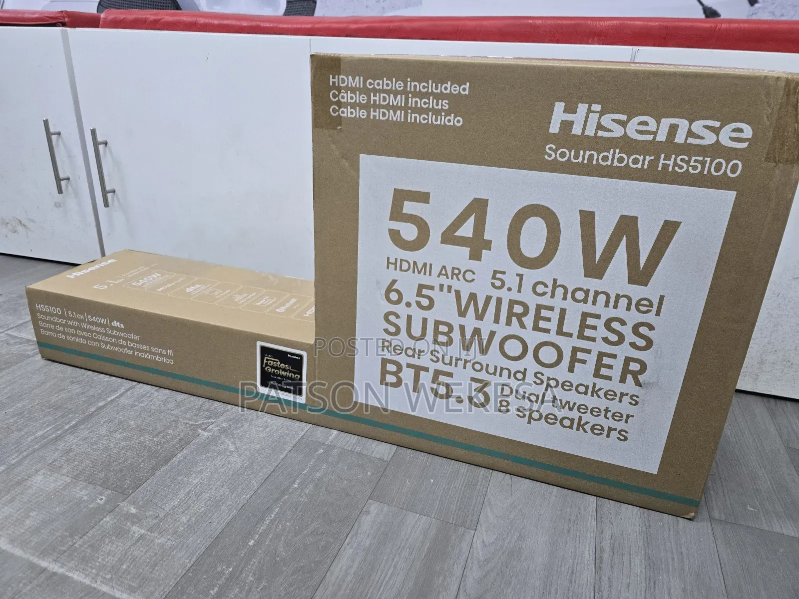 Hisense Hs5100 5.1ch 540w Soundbar