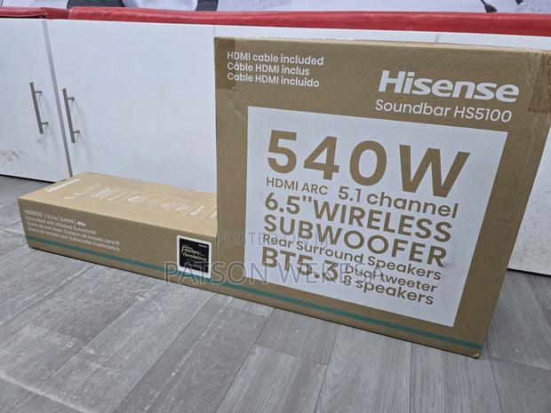 Hisense Hs5100 5.1ch 540w Soundbar - thumbnail 3