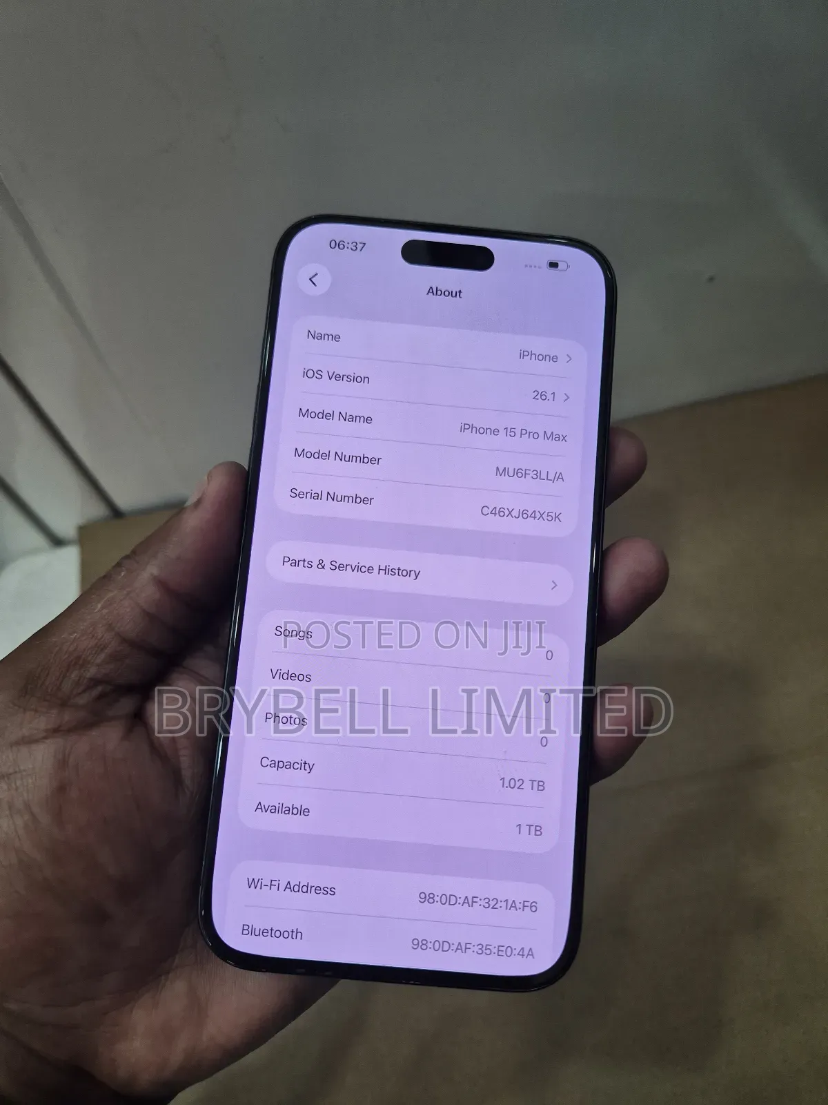Apple iPhone 15 Pro Max 1 TB Gray