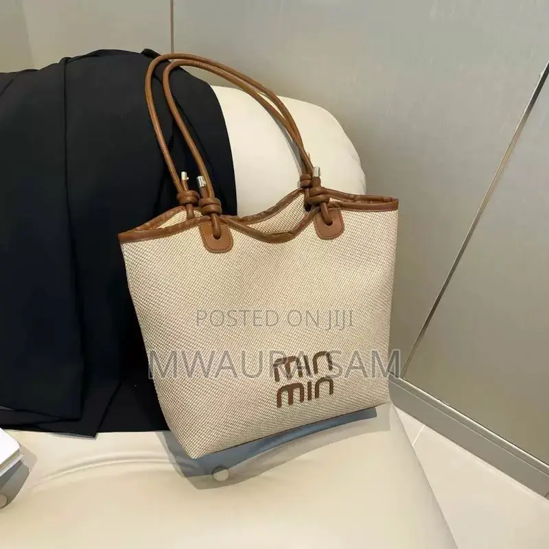 Canvas Knot-Handle Bag