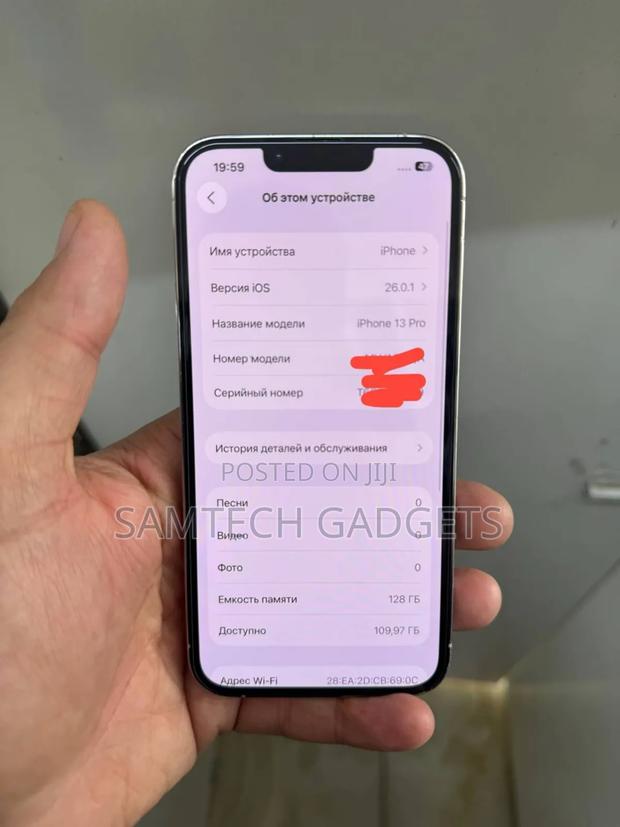 Apple iPhone 13 Pro 128 GB Silver - main view