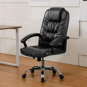 Executive Leather Front Desk Office Chair