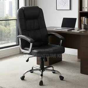 Executive Leather Front Desk Office Chair