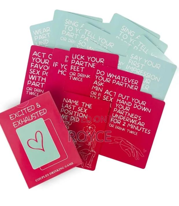 Excited Exhausted Card Game - thumbnail 3