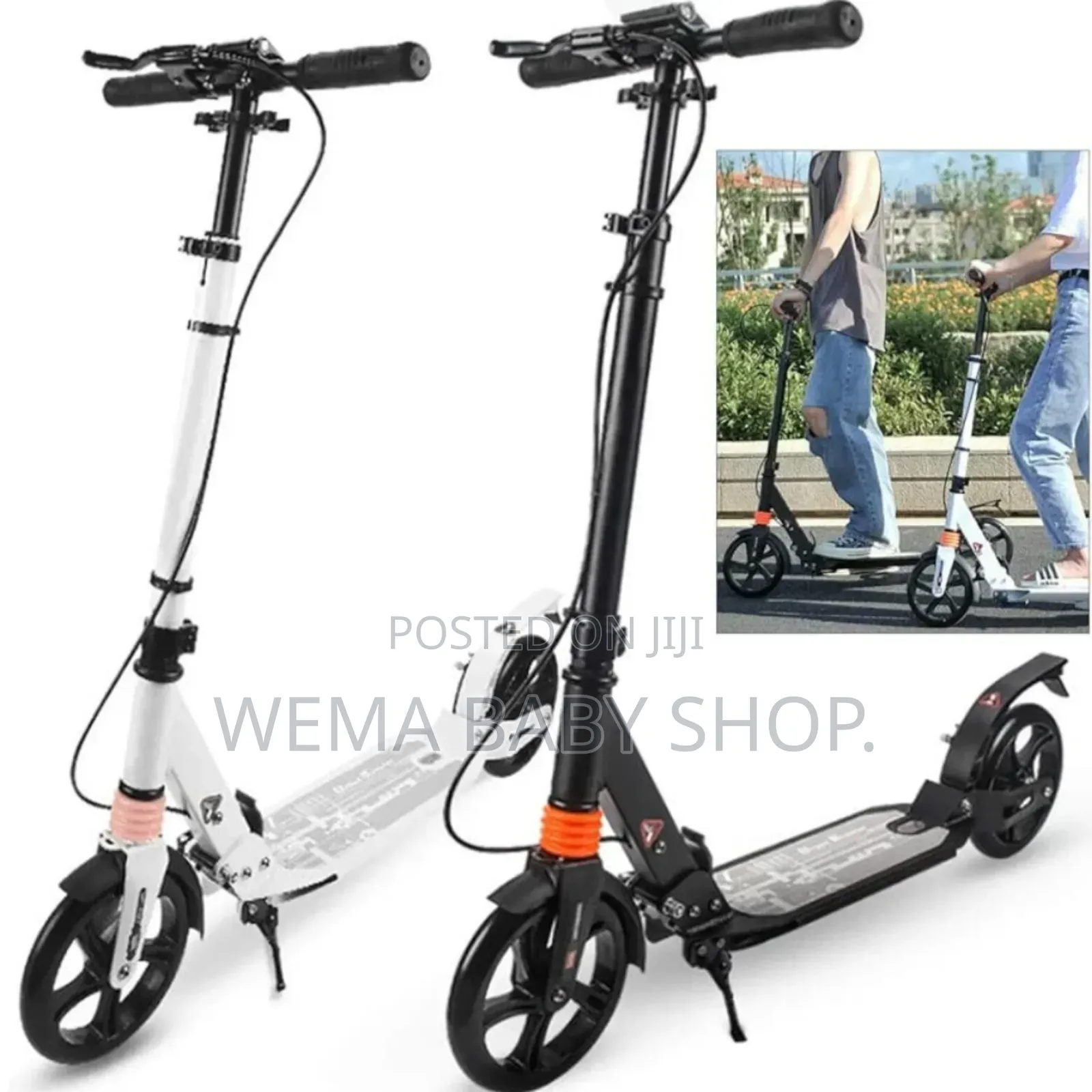 2 Wheel Scooter (7+) (With Hand Brakes)
