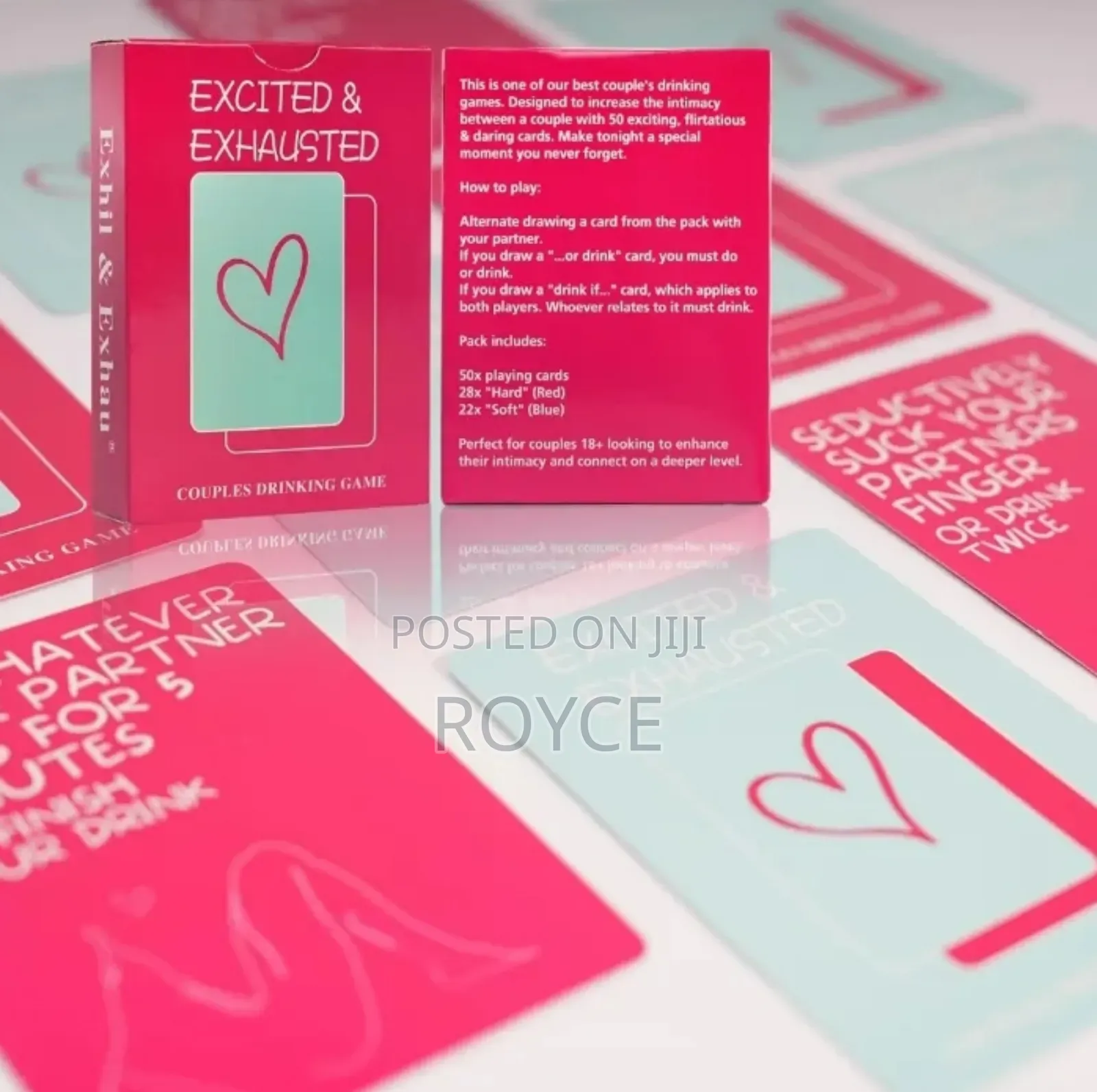 Excited Exhausted Card Game